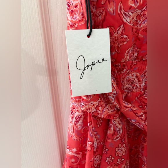 Japna NWT paisley print shorts romper tie waist size xs - Picture 3 of 10